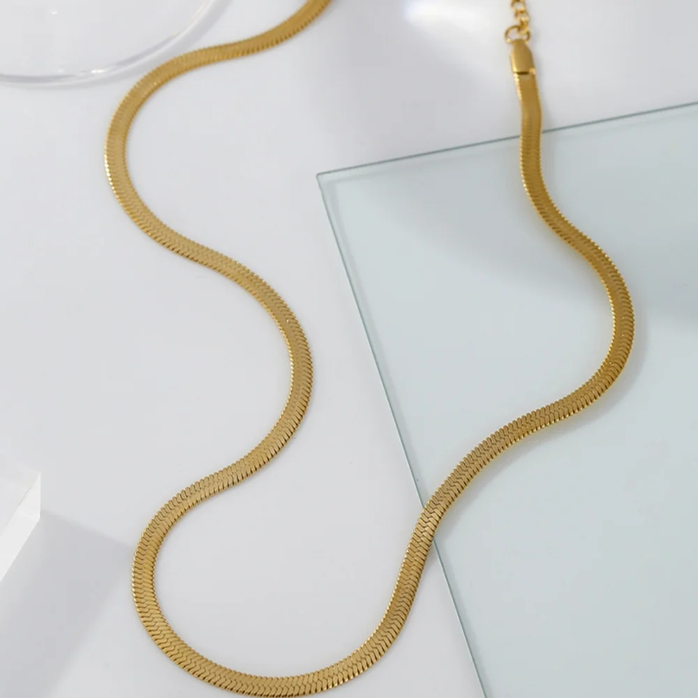 Charm Snake Chain Necklace - Picture 4 of 11